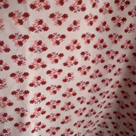 New Hill House Posy Pink Millie Top Mock Neck Floral Long Sleeve Sz XL - Picture 6 of 10